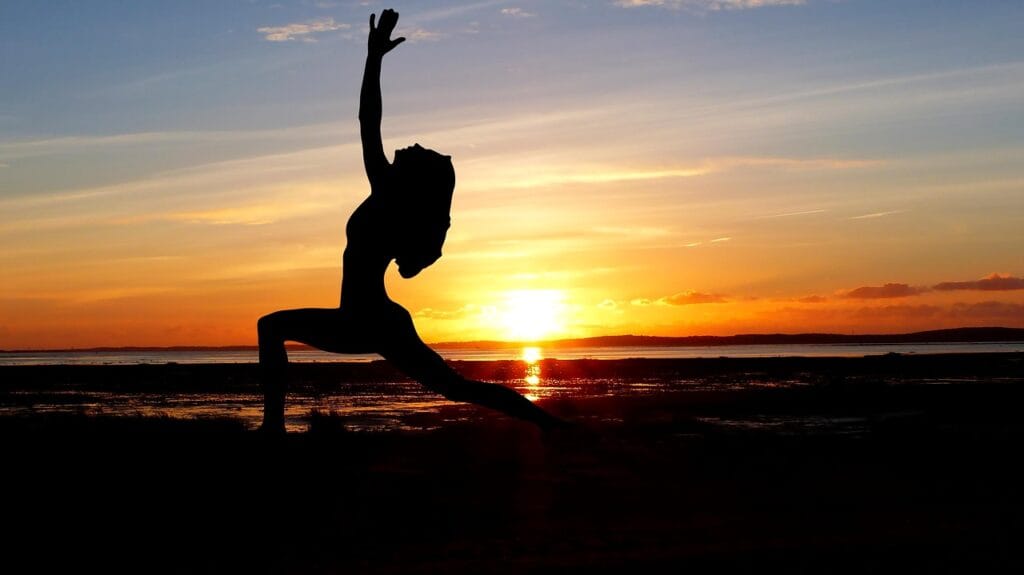 sunset, yoga, ocean, maree basse, sea, zen, nature, woman, meditation, pose, relaxation, the year, yoga, yoga, yoga, yoga, yoga, meditation